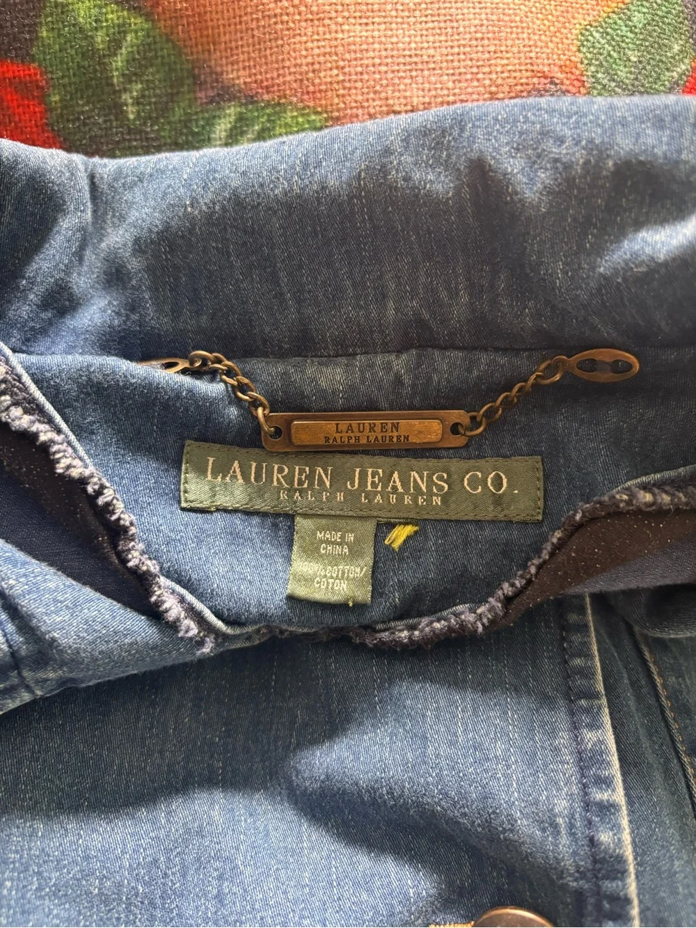 Vintage Ralph Lauren Custom -designed Frida Kahlo jacket 100% Cotton - Picture 12 of 14